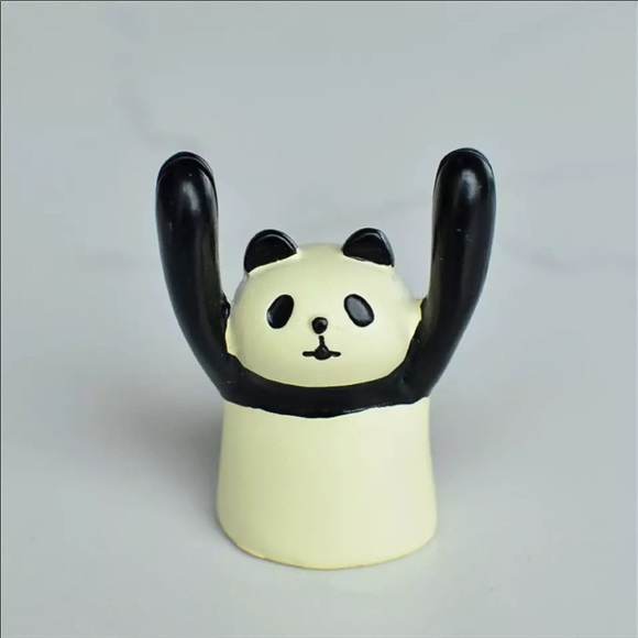 Cartoon Panda Black Cat Memo Clip Card Holder Photo Stand Decoration Organizer - Picture 8 of 9